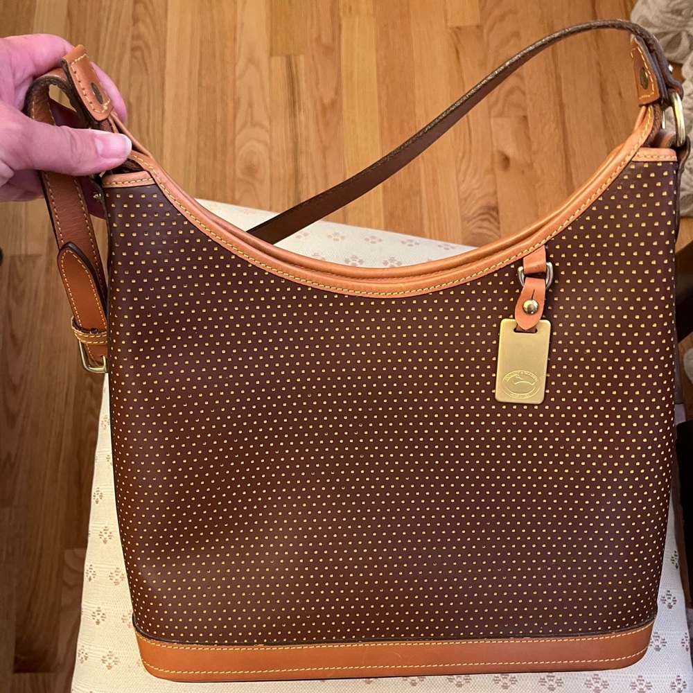 Dooney & Bourke Brown Leather Hobo Bag